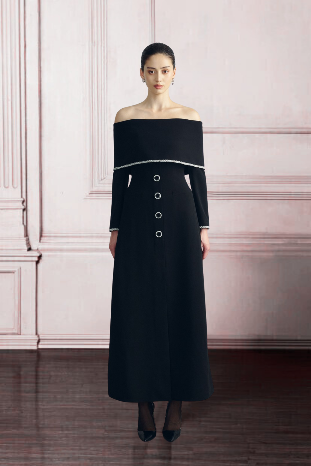 BLACKINA — LAYLA OFF THE SHOULDER DRESS